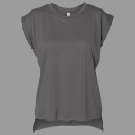 Women’s Flowy Rolled Cuffs Muscle Tee