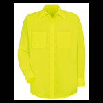 Men's Tall Enhanced Visibility Long Sleeve Work Shirt