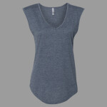 Women's Festival Sleeveless Deep V-Neck T-Shirt