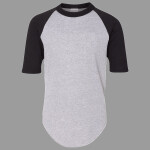 Youth Three-Quarter Sleeve Baseball Jersey