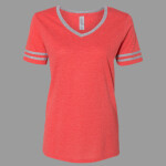 Women's Varsity Triblend V-Neck T-Shirt