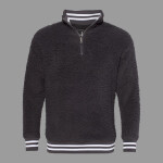 Unisex Varsity Sherpa Quarter-Zip Pullover