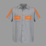 Men's Enhanced Visibility Industrial Work Shirt