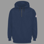 Men's Flame Resistant Quarter-Zip Hooded Sweatshirt