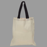 Contrast-Color Handle Tote