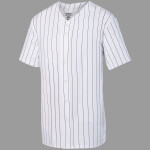 Youth Pinstripe Full Button Baseball Jersey