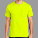 Heavy Cotton 100% Cotton Pocket T Shirt
