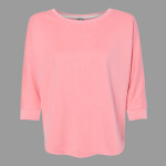 Women's Lounge Fleece Dolman Crewneck Sweatshirt