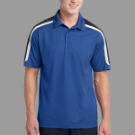 Tricolor Shoulder Micropique Sport Wick ® Polo