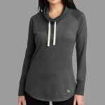 Women's Sueded Cotton Blend Cowl Tee