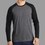 PosiCharge ® Long Sleeve Tri Blend Wicking Raglan Tee