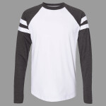 Unisex Fine Jersey Mash Up Long Sleeve Tee