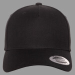 Premium Five-Panel Curved Bill Snapback Cap
