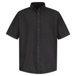 Men's Tall Poplin Short Sleeve Dress Shirt