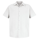 Men's Tall Specialized Short Sleeve Pocketless Work Shirt