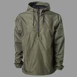 Unisex Lightweight Quarter-Zip Windbreaker Pullover Jacket