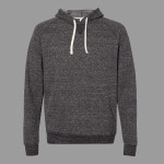 Unisex Snow Heather French Terry Raglan Hooded Sweatshirt