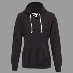 Women’s French Terry Sport Lace Scuba Hooded Sweatshirt