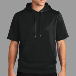 Sport Wick ® Fleece Short Sleeve Hooded Pullover