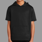 Youth Sport Wick ® Fleece Short Sleeve Hooded Pullover