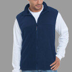 Men's USA-Made Full-Zip Fleece Vest