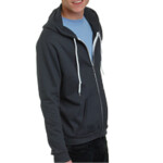 Unisex USA-Made Full-Zip Fleece HoodedSweatshirt