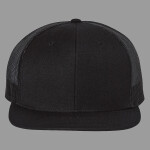Wool Blend Flat Bill Trucker Cap