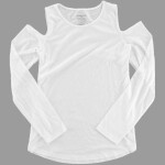 Women's Cold Shoulder Long Sleeve T-Shirt