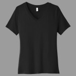 Women's Relaxed Jersey Short Sleeve V Neck Tee