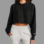 Women's Reverse Weave ® Cropped Cut Off Hooded Sweatshirt