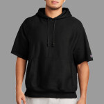 Reverse Weave ® Short Sleeve Hooded Sweatshirt