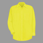 Men's Enhanced Visibility Long Sleeve Work Shirt