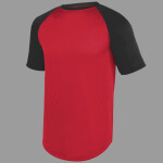 Youth Wicking Short Sleeve Baseball Jersey