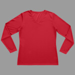 Women's Nexgen Performance Long Sleeve V-Neck T-Shirt