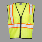 Unisex Chemically Treated Contrast Mesh Vest
