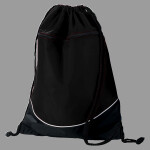 Tri-Color Drawstring Backpack
