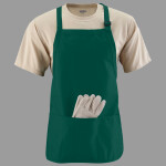 Medium Length Apron with Pouch
