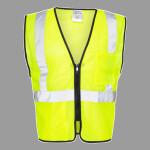 Unisex Double-Pocket Zippered Economy Class 2 Vest