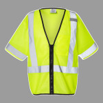 Unisex Economy Single Pocket Zipper Vest