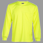 Unisex Microfiber Polyester Long Sleeve T-Shirt
