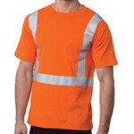 Unisex USA-Made High Visibility Pocket T-Shirt