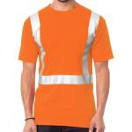 Unisex USA-Made 50/50 High Visibility Pocket T-Shirt