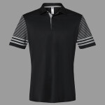 Men's Striped Sleeve Polo