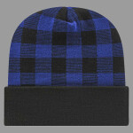 USA-Made Plaid Beanie