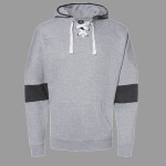 Men's Sport Lace Colorblocked Fleece Hooded Sweatshirt