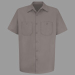 Men's Tall Cotton Short Sleeve Uniform Shirt