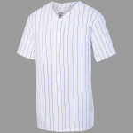 Youth Pinstripe Full-Button Jersey