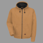 Men's Blended Duck Zip-Front Hooded Jacket