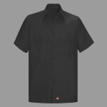 Men's Tall Ripstop Short Sleeve Work Shirt