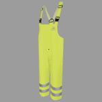 Men's Hi-Visibility Flame-Resistant Rain Bib Overall - 10 oz.
